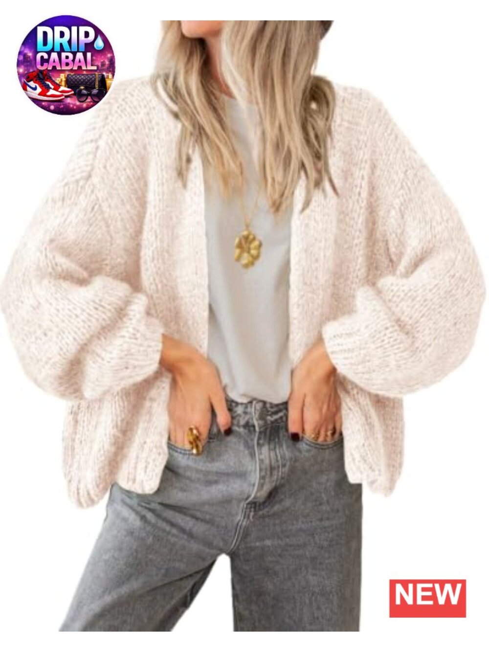 Womens Lightweight Open Front Cardigan Sweater Loose Slouchy Fall Layering